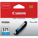 Inktcartridge Canon CLI-571 blauw