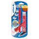 Rollerpen PILOT friXion medium rood blister à 1 stuk + 3 vullingen