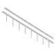 Surebindstrip GBC 25mm 10-pins grijs 100 stuks