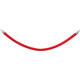 Afzetkoord Securit 150cm rood met chroome knop