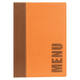 Menukaart Securit Trendy A5 1 x 2 tassen bruin