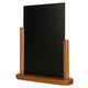 Krijtbord Securit 323x270x71mm teak hout