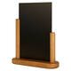 Krijtbord Securit 170x160x50mm teak hout