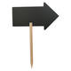 Krijtbord Securit pijl 440x270mm met houten pin