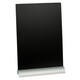 Krijtbord Securit A4 290x210x60mm voet aluminium