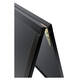 Stoepbord Securit 550x850x30mm zwart hout