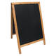 Stoepbord Securit 550x850x30mm teak hout