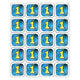 Consumptie breekmunten Combicraft 200 stuks blauw
