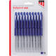 Balpen Quantore drukknop blauw 10 stuks