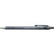 Balpen Quantore rubbergrip drukknop zwart medium