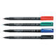 Viltstift Staedtler Lumocolor 318 permanent F rood