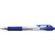 Balpen Quantore Grip drukknop blauw medium