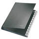 Bureaumap Leitz A4 A-Z hardboard gewolkt
