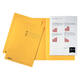 Vouwmap Esselte A4 manilla 180gr geel