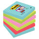 Memoblok Post-it 654 Super Sticky 76x76mm Cosmic 6 stuks