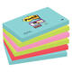 Memoblok Post-it 655 Super Sticky 76x127mm Cosmic 6 stuks