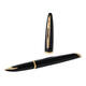 Vulpen Waterman Carene Sea black lacquer GT medium