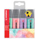 Markeerstift STABILO BOSS Original 70/4 pastel assorti etui à 4 stuks