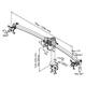 Monitorarm Neomounts D700D 3x10-27" met klem zwart