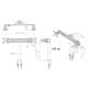 Monitorarm Neomounts D700D 2x19-30" met klem zwart