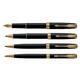 Balpen Parker Sonnet matte black lacquer GT medium