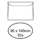Envelop Quantore voor visitekaartjes 90x140mm 95gr wit 50 stuks