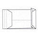 Envelop Quantore monsterzak 229x324x38mm zelfklevend wit 10 stuks