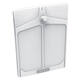 Klevende spijker tesa® behang en pleisterwerk 2kg wit 2 stuks