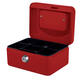 Geldkist Quantore 150x115x80mm rood