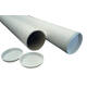 Verzendkoker CleverPack A3 330x50mm met doppen wit pak à 20 stuks