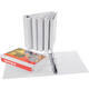 Presentatieringband Esselte Essentials panorama A4 4-rings D-mechaniek 30mm wit