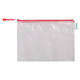 Opbergtas Tarifold met rits 330x240mm PVC rood