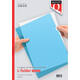 Insteekmap L-model Quantore A4 PP 0.12mm blauw 25 stuks