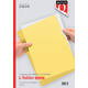 Insteekmap L-model Quantore A4 PP 0.12mm geel 25 stuks