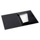 Elastomap Djois college file A4 3 klepppen PP zwart