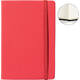 Notitieboek Quantore A5 lijn 192blz 80gr rood
