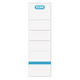 Rugetiket Elba breed 59x190mm zelfklevend wit/blauw 10 stuks