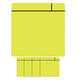 Magneet scrum 75x75mm geel 5 stuks