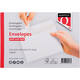 Envelop Quantore bank C6 114x162mm zelfklevend wit 25 stuks