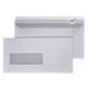 Envelop Quantore 110x220mm venster 3x10cm links zelfklevend 25 stuks
