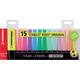 Markeerstift STABILO BOSS Original 70/15 assorti deskset à 15 stuks