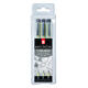 Fineliner Sakura Pigma Micron set à 3 schrijfbreedtes fijn zwart