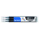 Rollerpenvulling PILOT friXion medium zwart set à 3 stuks