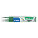 Rollerpenvulling PILOT friXion medium groen set à 3 stuks