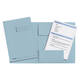 Dossiermap Esselte folio 3 kleppen manilla 275gr blauw