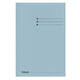 Dossiermap Esselte folio 3 kleppen manilla 275gr blauw