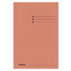 Dossiermap Esselte folio 3 kleppen manilla 275gr oranje