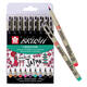 Brushstift Bruynzeel Sakura Pigma assorti 9 stuks