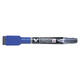 Whiteboardmarker Pilot met wisser rond extra fijn blauw