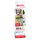 Textielmarker edding 4600 rond 1mm basis assorti 5 stuks